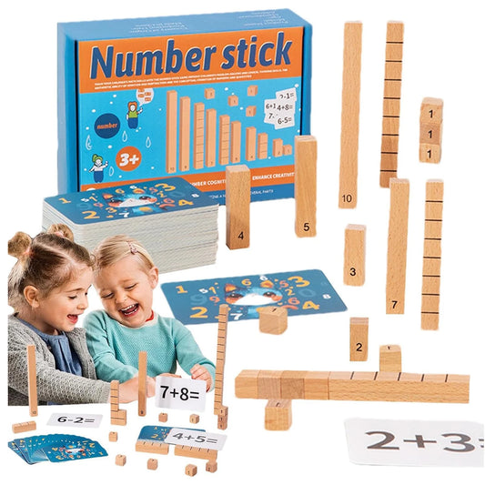 Toddler Wooden Math Counting Toy 