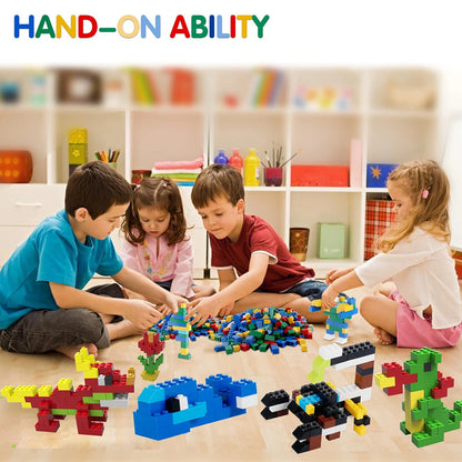 Kids playing Educational Building Blocks.