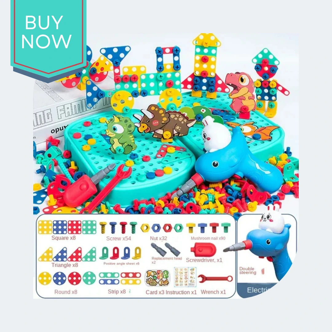 Toddlers Electric Drill Set Toy