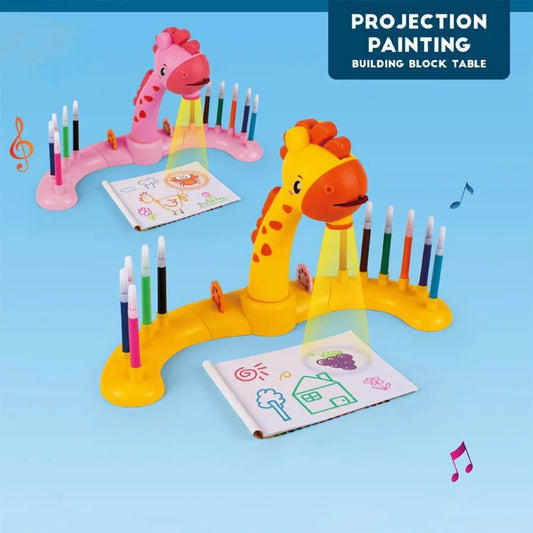 Children's projection study table 