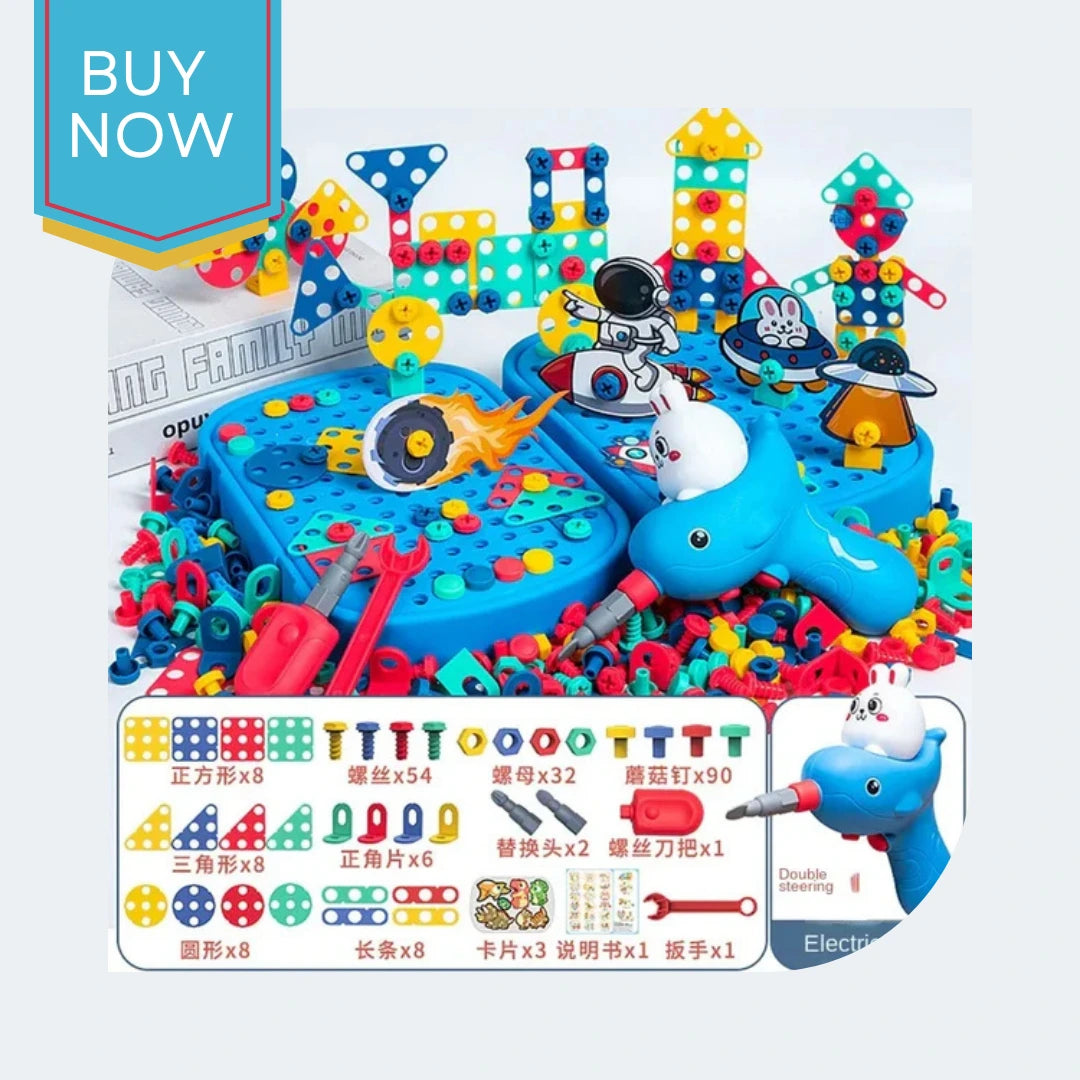 Toddlers Electric Drill Set 
