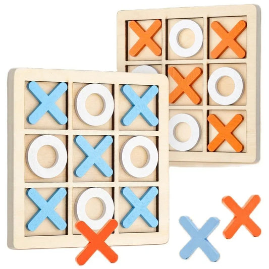 Montessori Wooden Toy Mini Chess Play Game 